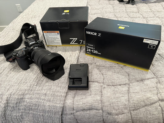 Nikon Z7ii body with Nikkor 24-120/4 S Lens