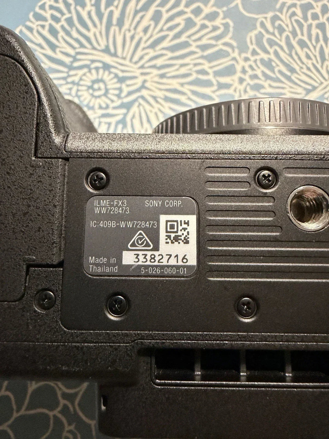 Sony Alpha ILME-FX3 Full Frame Cinema Line Camera