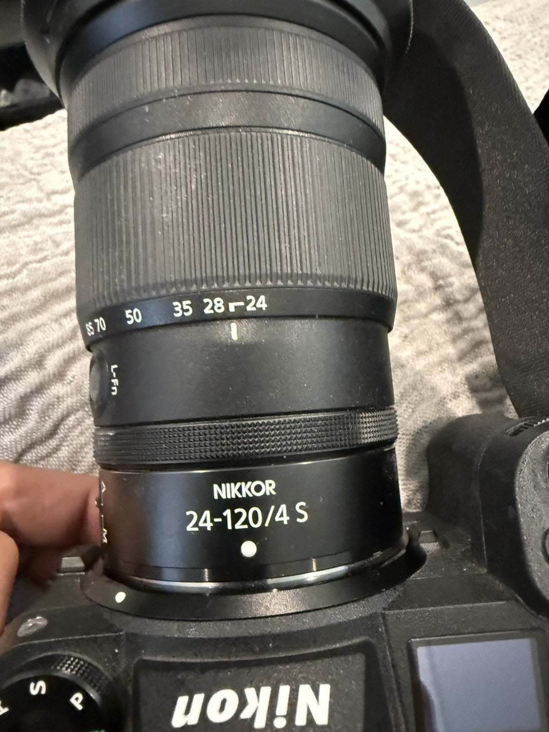 Nikon Z7ii body with Nikkor 24-120/4 S Lens